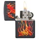 Зажигалка ZIPPO Classic с покрытием Black Matte, латунь/сталь, чёрная, матовая, 38x13x57 мм