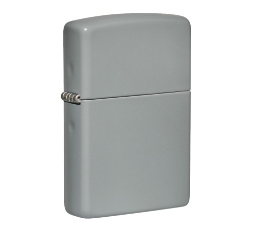 Зажигалка ZIPPO Classic с покрытием Flat Grey, латунь/сталь, серая, матовая, 38x13x57 мм