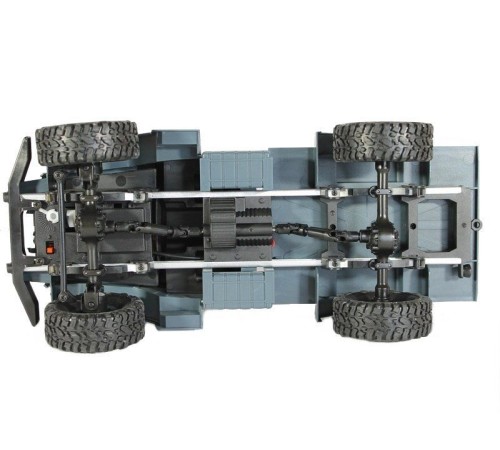 Радиоуправляемая машина MN MODEL военный грузовик (серый) 4WD 2.4G 1/16 RTR