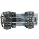 Радиоуправляемая машина MN MODEL военный грузовик (серый) 4WD 2.4G 1/16 RTR