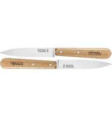 Набор Opinel из двух ножей N°102, углеродистая сталь, для очистки овощей. 001222