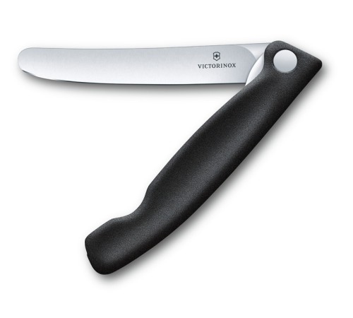 Нож для овощей VICTORINOX SwissClassic, складной, 11 см, чёрный