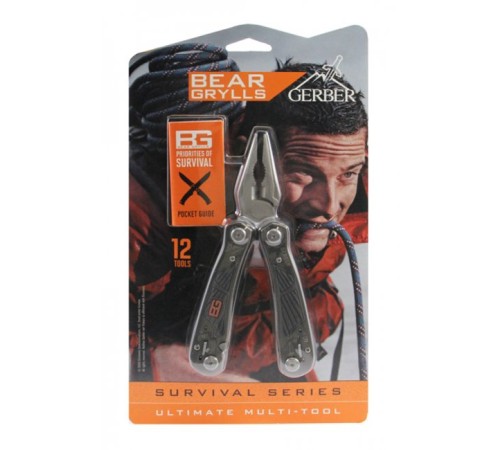 Мультитул Gerber Bear Grylls Ultimate, блистер, (1003721), 31-000749