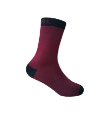 Водонепроницаемые носки детские DexShell Ultra Thin Children Socks L (20-22 см), бордовые