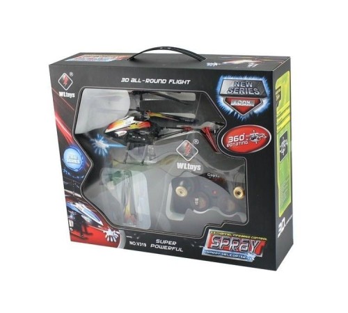 Р/У вертолет WLToys V319 IR RTF с водяной пушкой