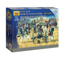 Сборные солдатики ZVEZDA Наполеоника: Русская пешая артиллерия, 1/72