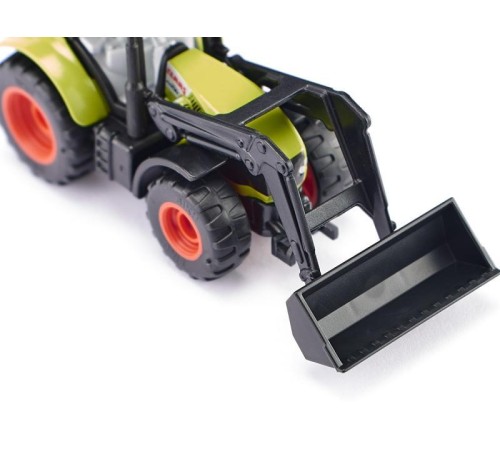 Трактор Siku 1392 Claas Axion с фронтальным погрузчиком