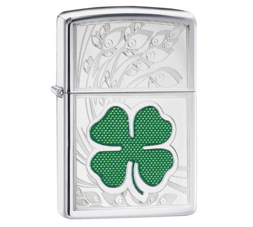 Зажигалка ZIPPO Classic с покрытием High Polish Chrome, латунь/сталь, серебристая, 38x13x57 мм