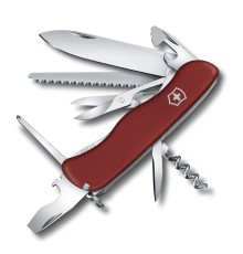 Нож перочинный VICTORINOX Outrider, 111 мм, 14 функций, с фиксатором лезвия, красный