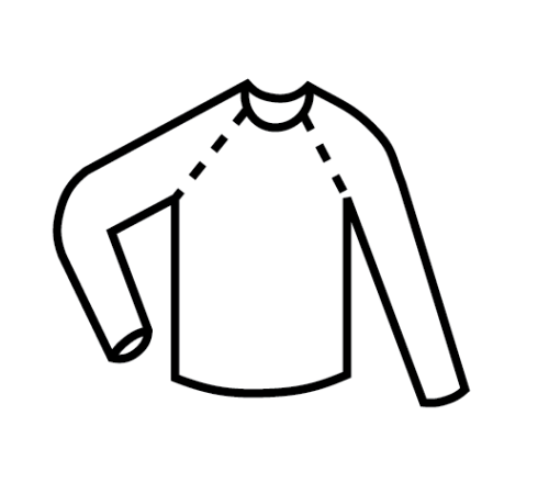 Футболка  женская Atila/ дл. рукав/ шерсть 160/ черный/ XS, Atila9090XS