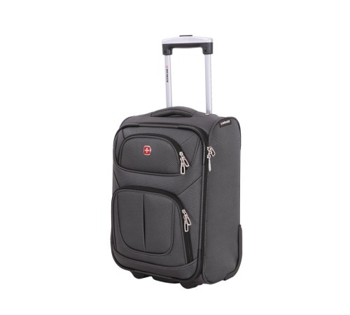 Чемодан WENGER SION, серый, полиэстер 750x750D добби, 30,5 x 15,2 x 43  см, 22 л