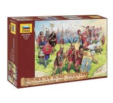 Сборные солдатики ZVEZDA Республиканская Римская пехота III-II ВВ. до Н.Э., 1/72