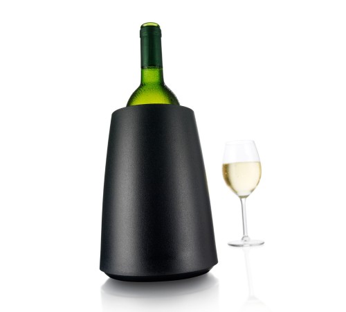 Охладительное ведёрко для вина Vacu Vin Elegant, чёрное