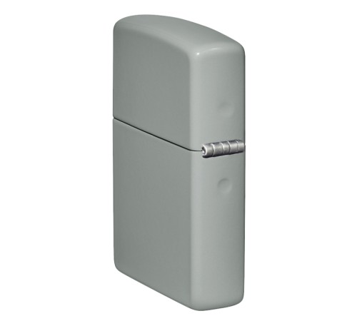 Зажигалка ZIPPO Classic с покрытием Flat Grey, латунь/сталь, серая, матовая, 38x13x57 мм