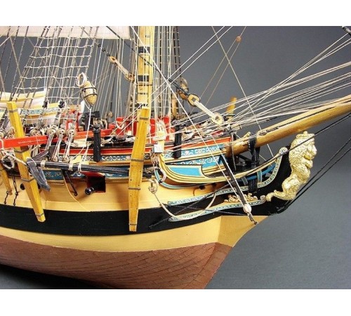 Сборная картонная модель Shipyard фрегат HMS Enterprize (№69), 1/96