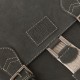 Портфель KLONDIKE Native, натуральная кожа в черном цвете, 38 х 14 х 33 см