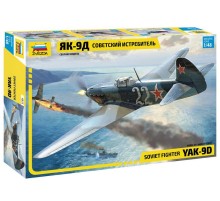 Сборная модель ZVEZDA Советский истребитель Як-9Д, 1/48