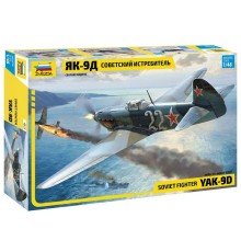 Сборная модель ZVEZDA Советский истребитель Як-9Д, 1/48