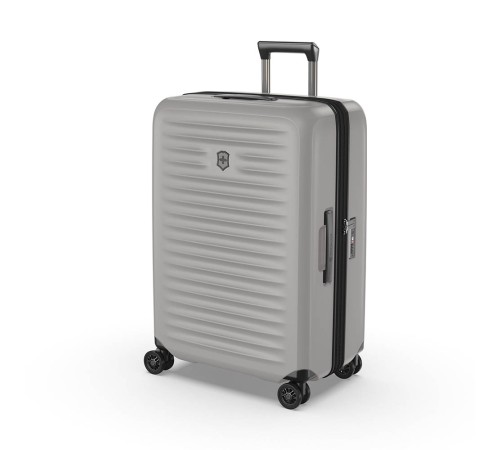 Чемодан VICTORINOX Airox Advanced, серо-белый матовый, 100% поликарбонат Makrolon, 46x29x69 см, 75 л