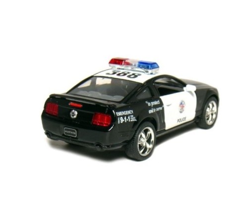 Машина Kinsmart 1:38 FORD Mustang GT Police инерция (1/12шт.) б/к