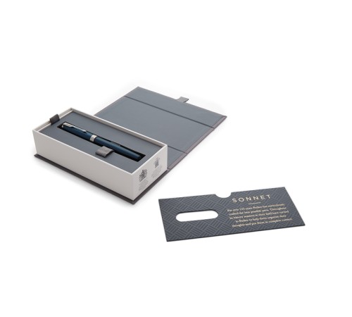 Ручка перьевая Parker Sonnet Blue Lacquer PT