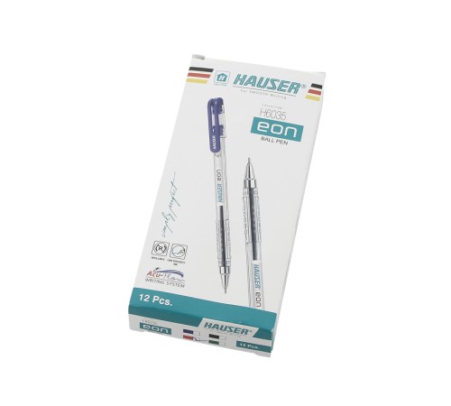 Шариковая ручка Hauser EON, пластик, цвет синий