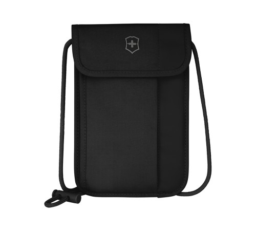 Кошелёк на шею VICTORINOX Travel Essentials Security Neck Pouch, черный, полиэстер, 14х1х22 см
