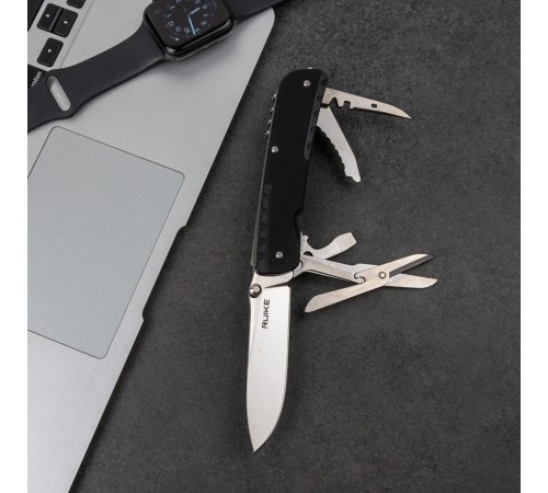 Нож multi-functional Ruike Trekker LD31-B черный