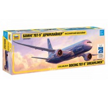 Сборная модель ZVEZDA Пассажирский авиалайнер Боинг 787-9 «Дримлайнер», 1/144