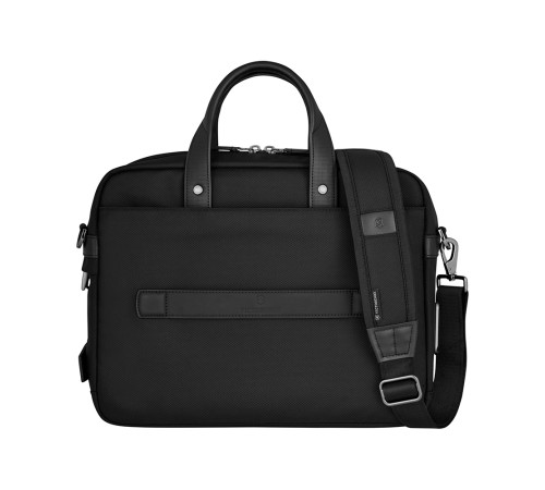 Портфель VICTORINOX Architecture Urban2 Briefcase 15'', черный, полиэстер/кожа, 42x13x31 см, 16 л