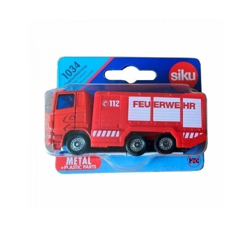 Пожарный автомобиль Siku 1034 1/87, красный