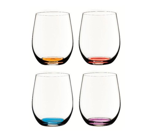 Подарочный набор из 4-х Riedel O Wine Tumbler Happy 