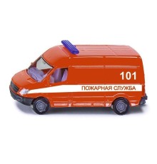 Микроавтобус Siku 0808RUS Пожарная служба, 8 см, красный