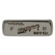 Зажигалка 65th Anniversary Zippo Slim® с покрытием Black Ice®, латунь/сталь, чёрная, 29x10x60 мм