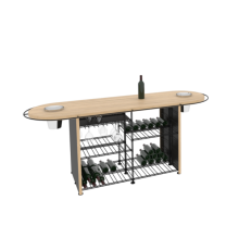 Дегустационный стол Architecture Intérieure du Vin Tasting counter 224 см