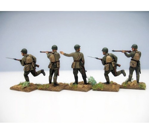 Сборные солдатики ZVEZDA Советская пехота 1941-43гг., 1/72