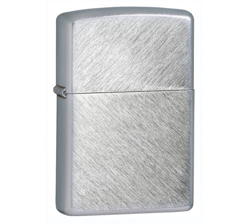 Зажигалка ZIPPO с покрытием Herringbone Sweep, латунь/сталь, серебристая, матовая, 38x13x57 мм
