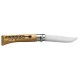 Нож Opinel №10, нержавеющая сталь, рукоять из бука, со штопором, 001410