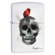 Зажигалка ZIPPO Spazuk с покрытием White Matte, латунь/сталь, белая, матовая, 38x13x57 мм