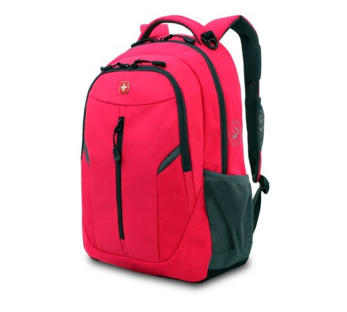 Рюкзак WENGER, розовый/серый, полиэстер 600D/420D, 32x15x45 см, 22 л