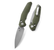 Нож Bestechman Ronan сталь 14C28N, рукоять G10 зеленая