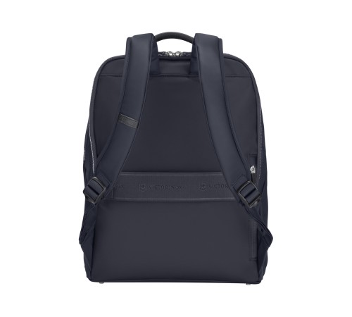 Рюкзак VICTORINOX Victoria Signature Deluxe Backpack, синий, нейлон/кожа, 32x18x39 см