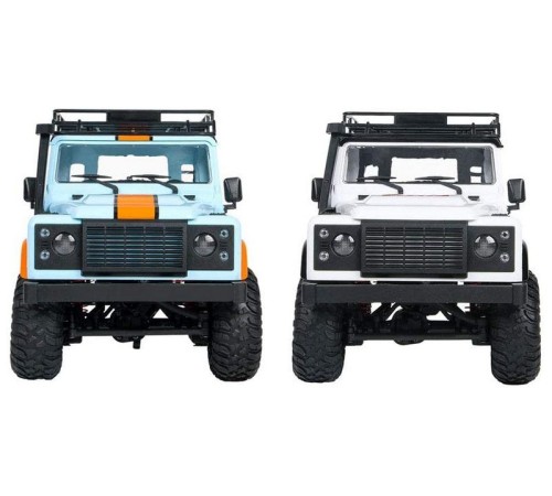 Радиоуправляемая машина MN MODEL англ. внедорожник Defender  D90 (серебристый) 4WD 2.4G 1/12 RTR