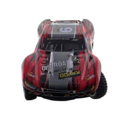 Радиоуправляемый шорт-корс Remo Hobby 9EMU TWINS MOTOR (красный) 4WD 2.4G 1/8 RTR