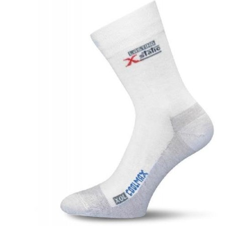 Носки Lasting XOL 001, coolmax+nylon, белый, размер S , XOL001S