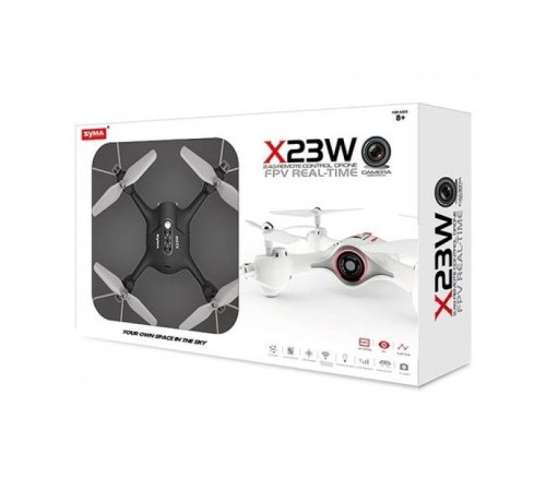 Р/У квадрокоптер Syma X23W с FPV трансляцией Wi-Fi, камера 0,3 Мп, 2.4G RTF