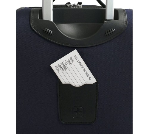 Сумка на колесах SWISSGEAR Sport Line, синий/серый, полиэстер 600Dx600D/рипстоп 420X250D, 36x20x53см