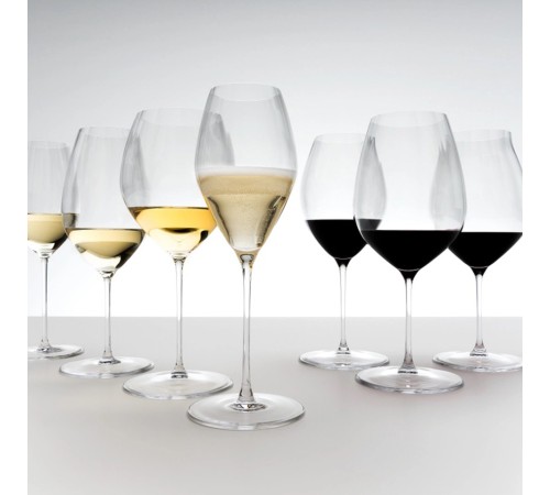 Набор разных бокалов для вина Riedel Performance 4 шт Cabernet/Riesling/ Chardonnay/ Pinot Noir