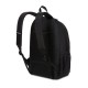 Рюкзак SWISSGEAR, чёрный/голубой, полиэстер 420D, 32х14х45 см, 20 л