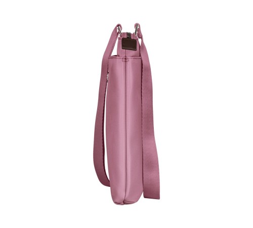 Сумка наплечная VICTORINOX Victoria Slim Shoulder Bag, пурпурно-розовая, нейлон/кожа, 27x7x26 см